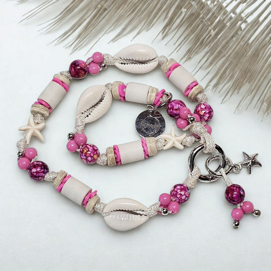 LivalaPip™ - Anti-tekenketting - Fuchsia Tide