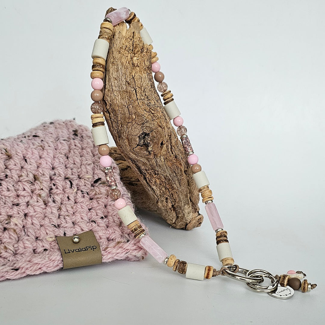 LivalaPip™ - Anti-tick necklace - Pink Blossom