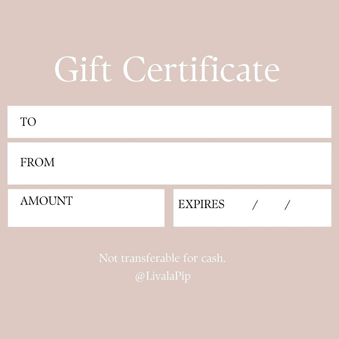 LivalaPip™ - Gift Voucher