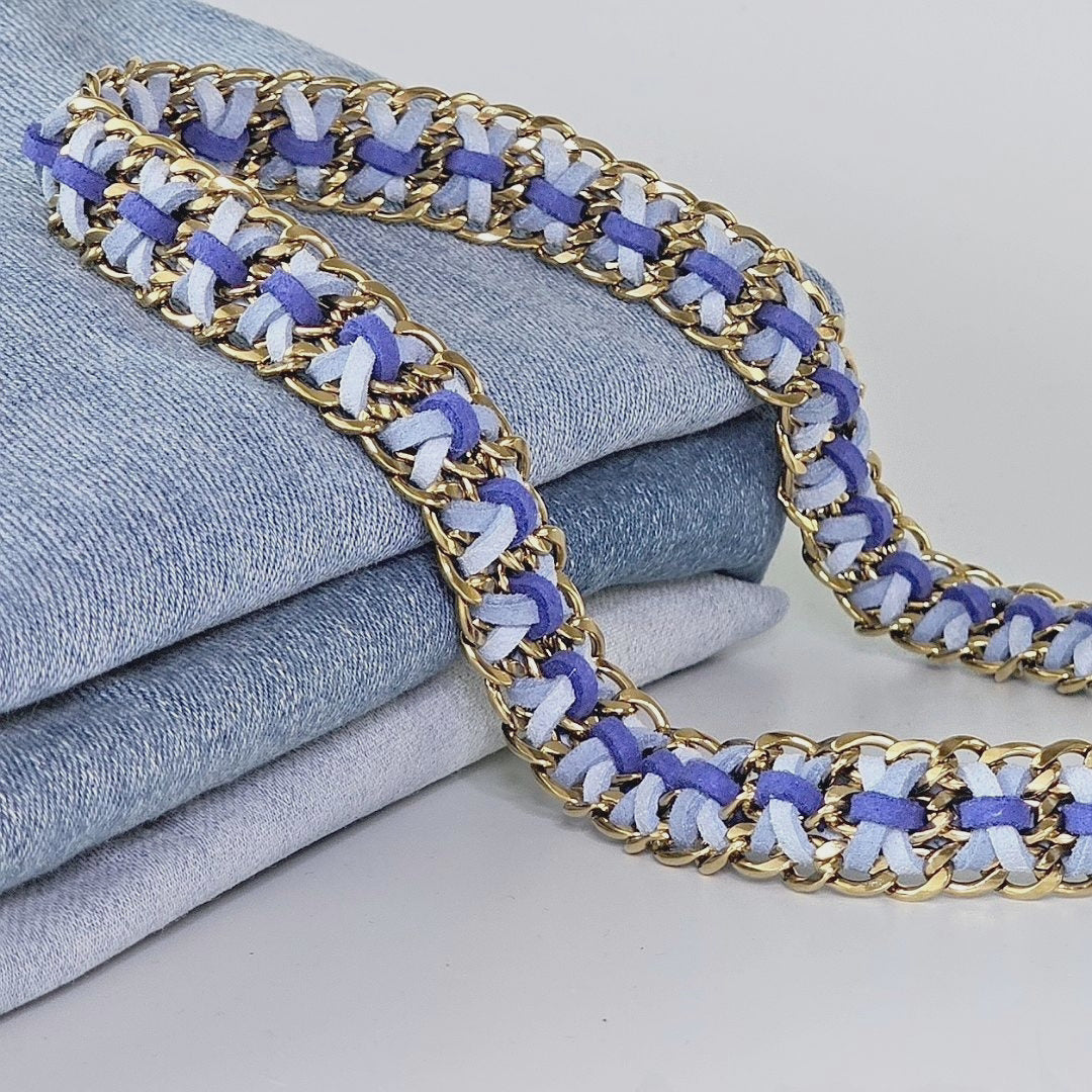 LivalaPip™ - ID Collar - Schakel - Steel Denim Blue
