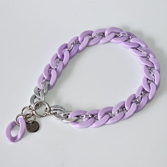 LivalaPip™ - ID Collar - Schakel - Lila Lilac