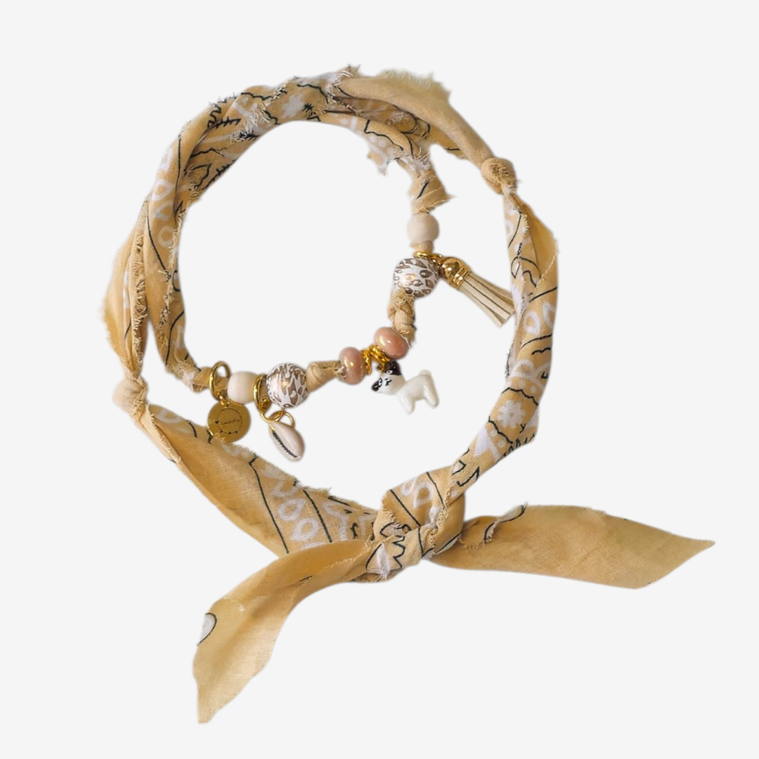 LivalaPip™ - Bandana Ketting - Ibiza Sand