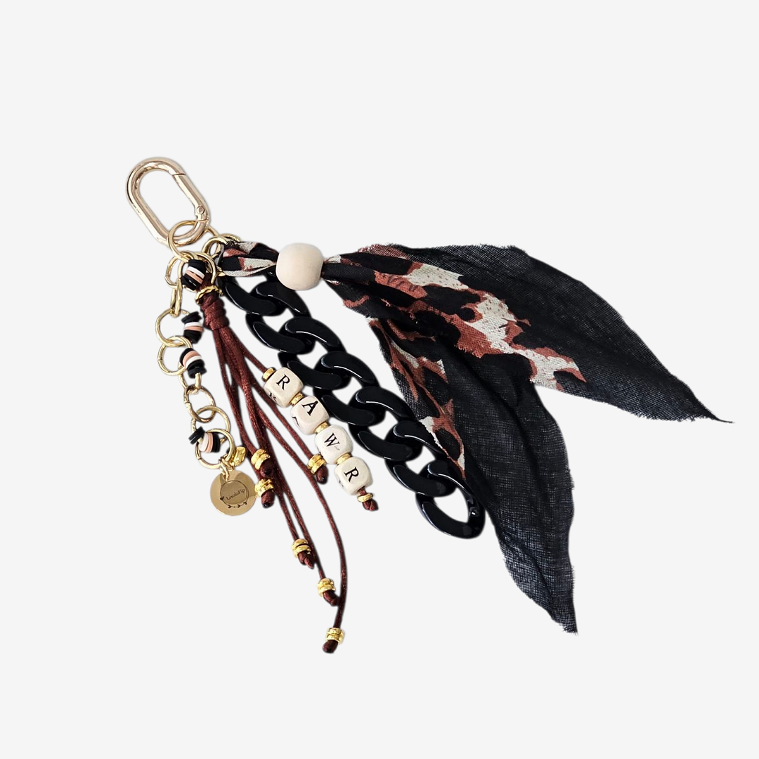 Liva.Jewelz ™ - Bandana Tas/Sleutel Hanger - Ibiza Leopard
