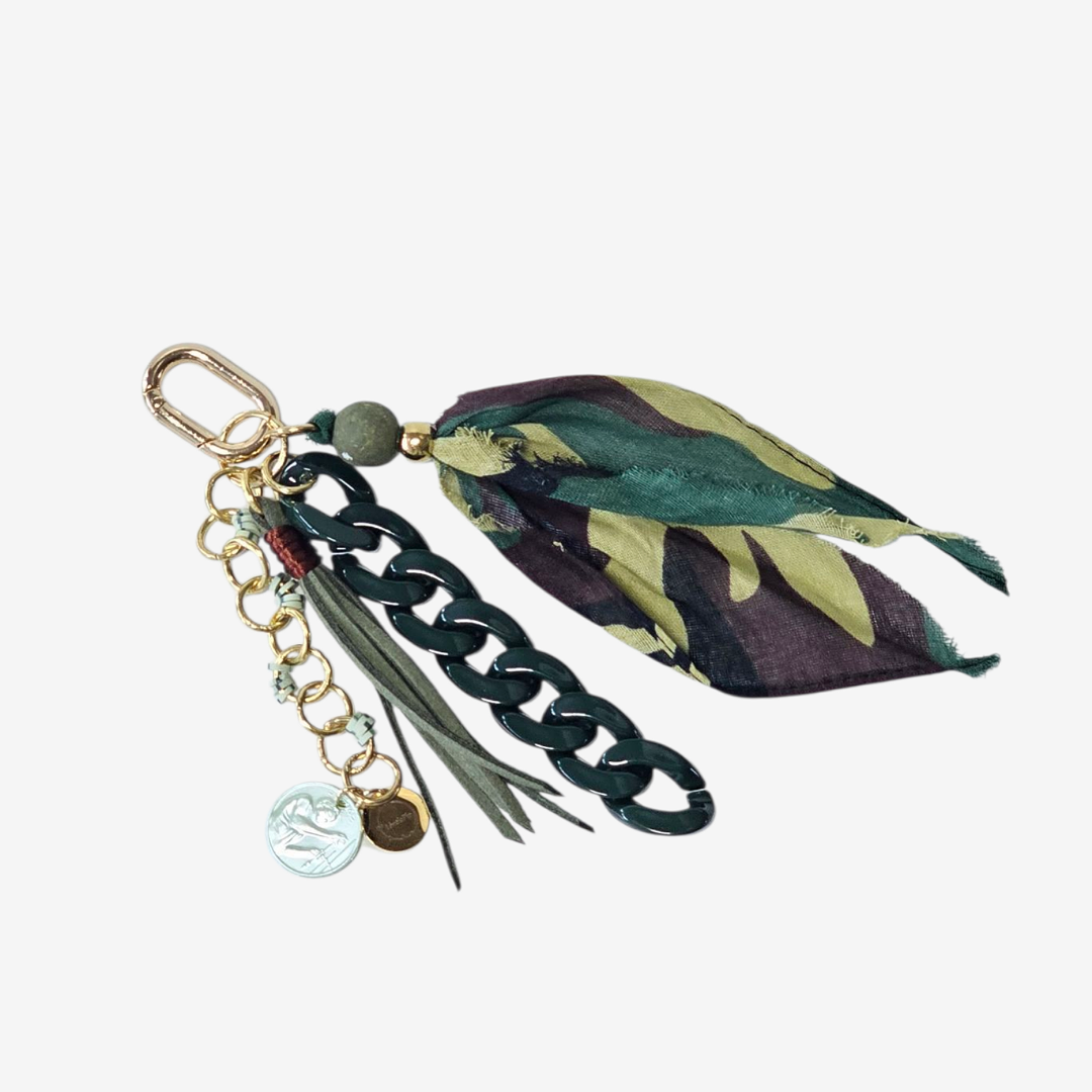 Liva.Jewelz ™ - Bandana Tas/Sleutel Hanger - Ibiza Camo