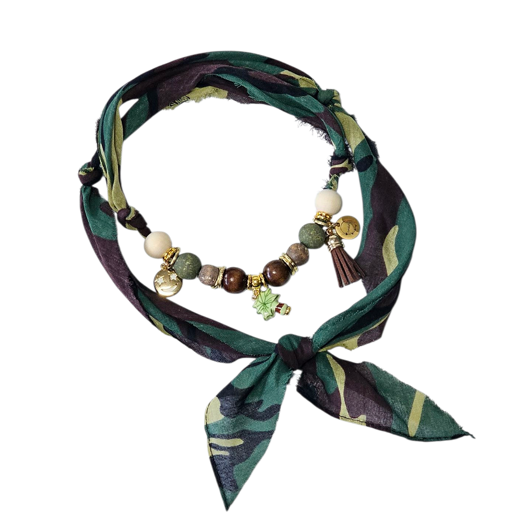 LivalaPip™ - Bandana Ketting - Ibiza Camo
