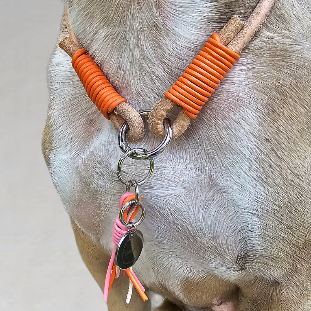 LivalaPip™ - Leather Necklace - Orange