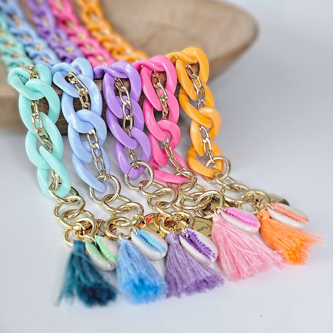 LivalaPip™ - ID Collar - Schakel - Hot Pink Frenzy