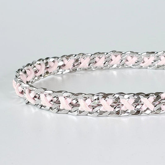 LivalaPip™ - ID Collar - Schakel - Steel Blossom