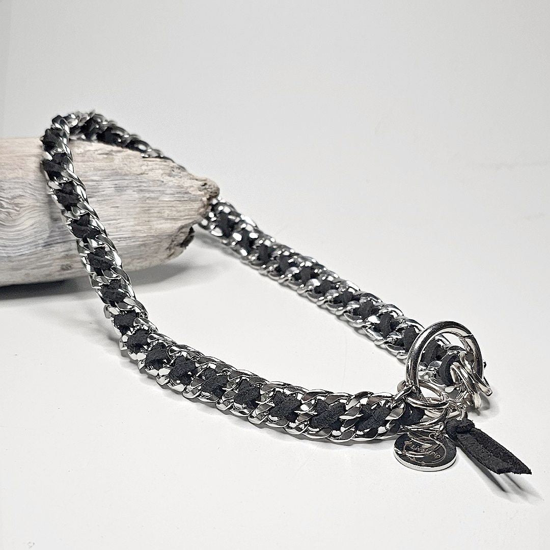 LivalaPip™ - ID Collar - Schakel - Steel Black