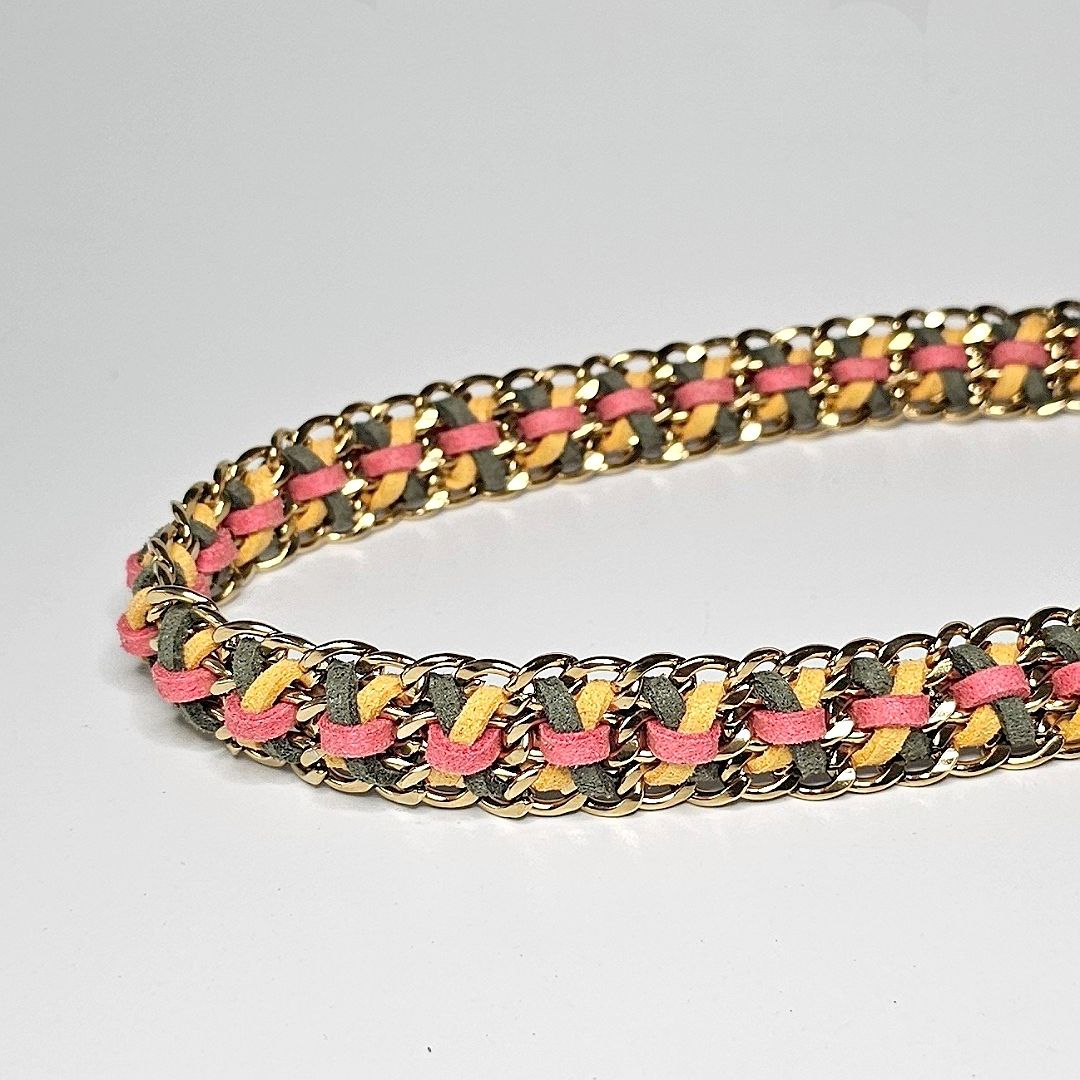 LivalaPip™ - ID Collar - Schakel - Steel Fiesta Flames