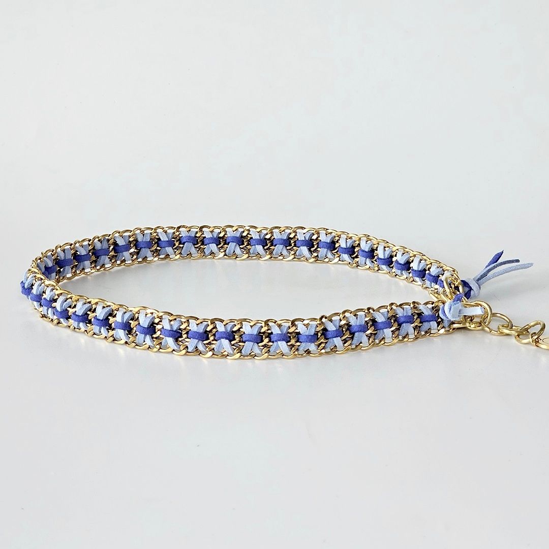 LivalaPip™ - ID Collar - Schakel - Steel Denim Blue