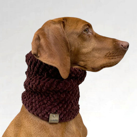 LivalaPip™ - Turtleneck scarf Supersoft - Chocolate