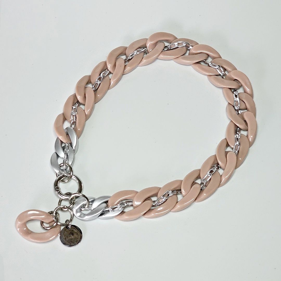 LivalaPip™ - ID Collar - Schakel - Charming Nude