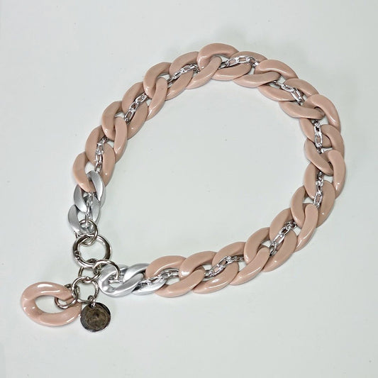 LivalaPip™ - ID Collar - Schakel - Charming Nude