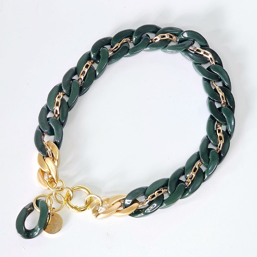 LivalaPip™ - ID Collar - Schakel - Jungle Green