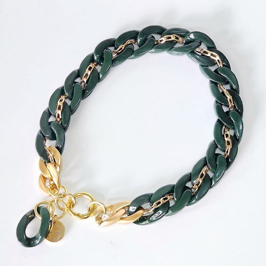 LivalaPip™ - ID Collar - Schakel - Jungle Green