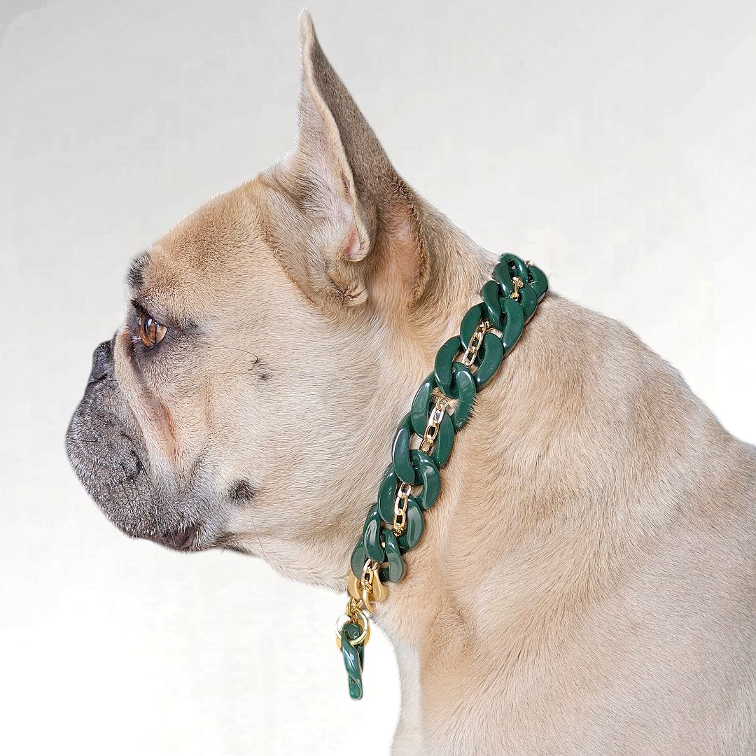 LivalaPip™ - ID Collar - Schakel - Jungle Green