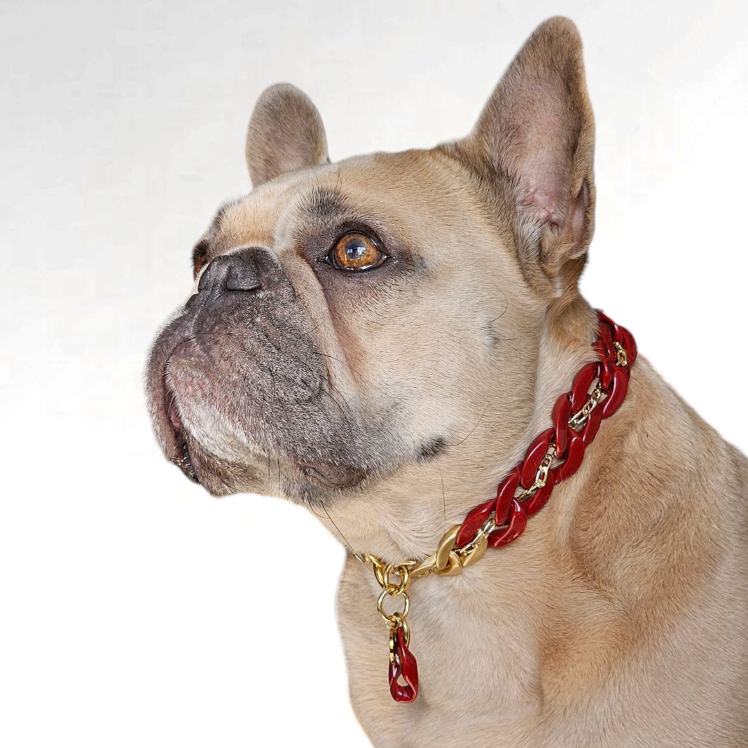 LivalaPip™ - ID Collar - Schakel - Merlot Red