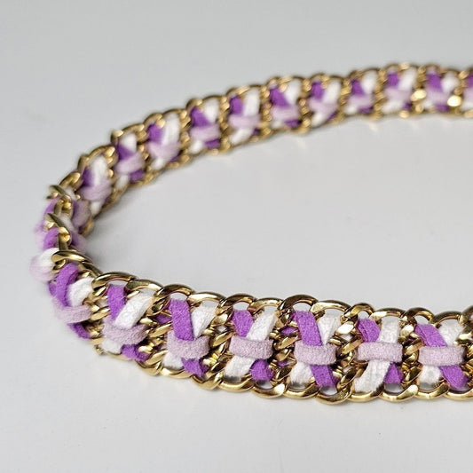 LivalaPip™ - ID Collar - Schakel - Steel Purple Popsicle