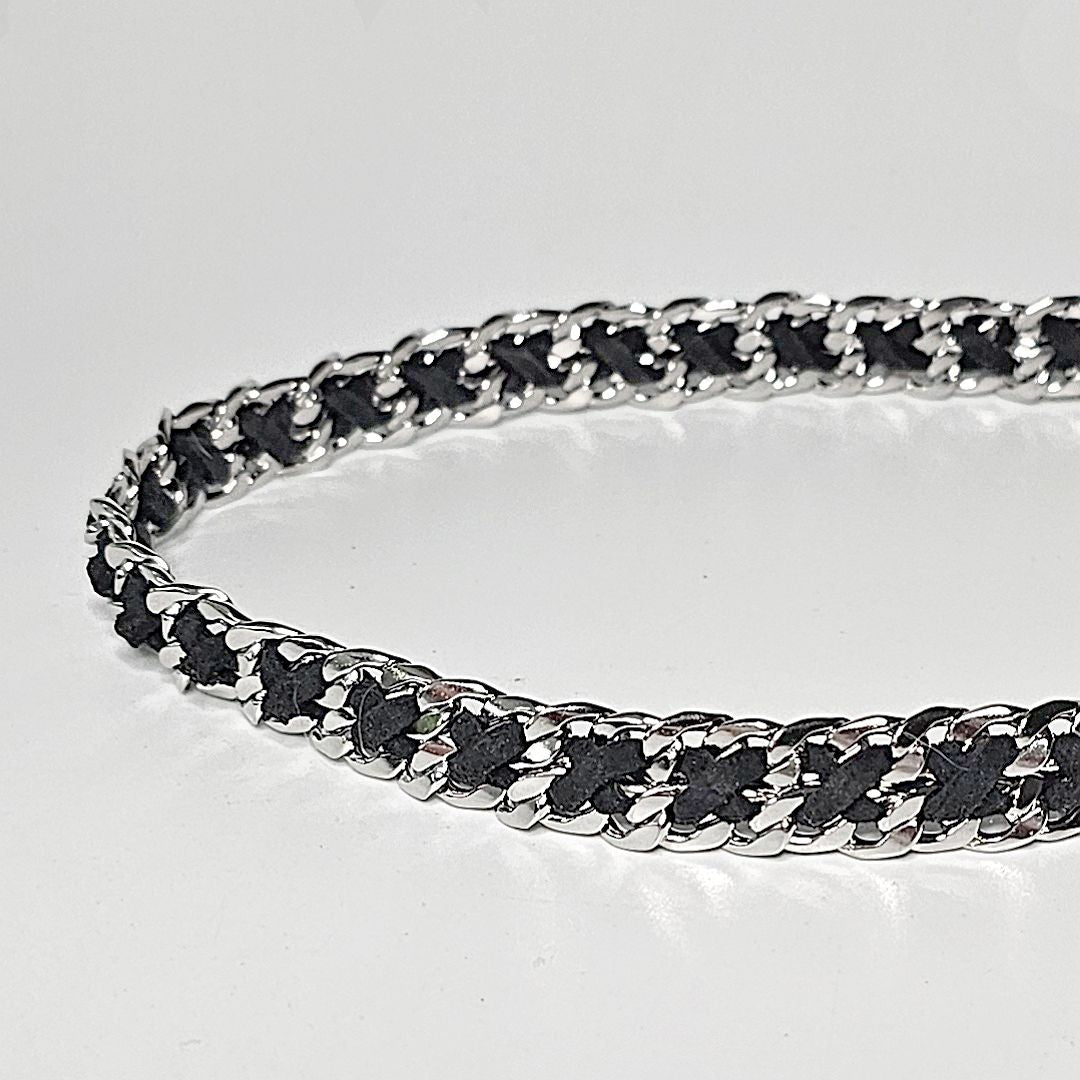 LivalaPip™ - ID Collar - Schakel - Steel Black
