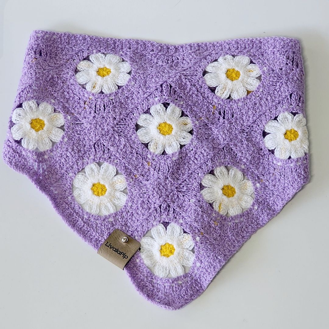 LivalaPip™ - Bandana - Purple Daisy