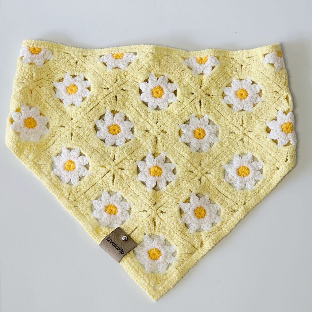 LivalaPip™ - Bandana - Yellow Daisy