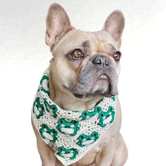 LivalaPip™ - Bandana - Froggy White