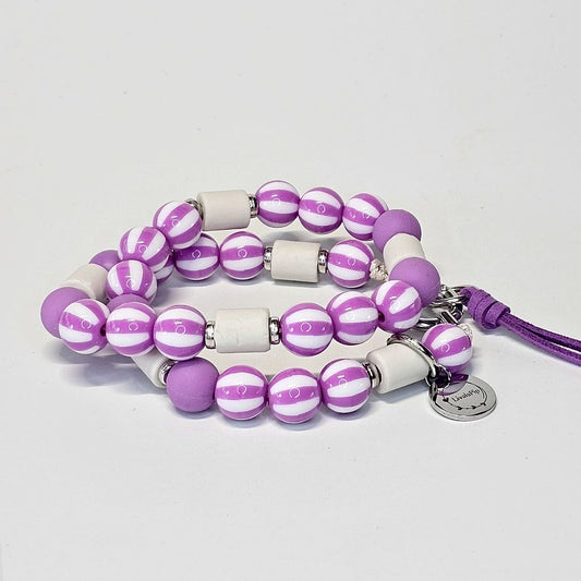 LivalaPip™ - Anti-tekenketting - Stripes Only Purple