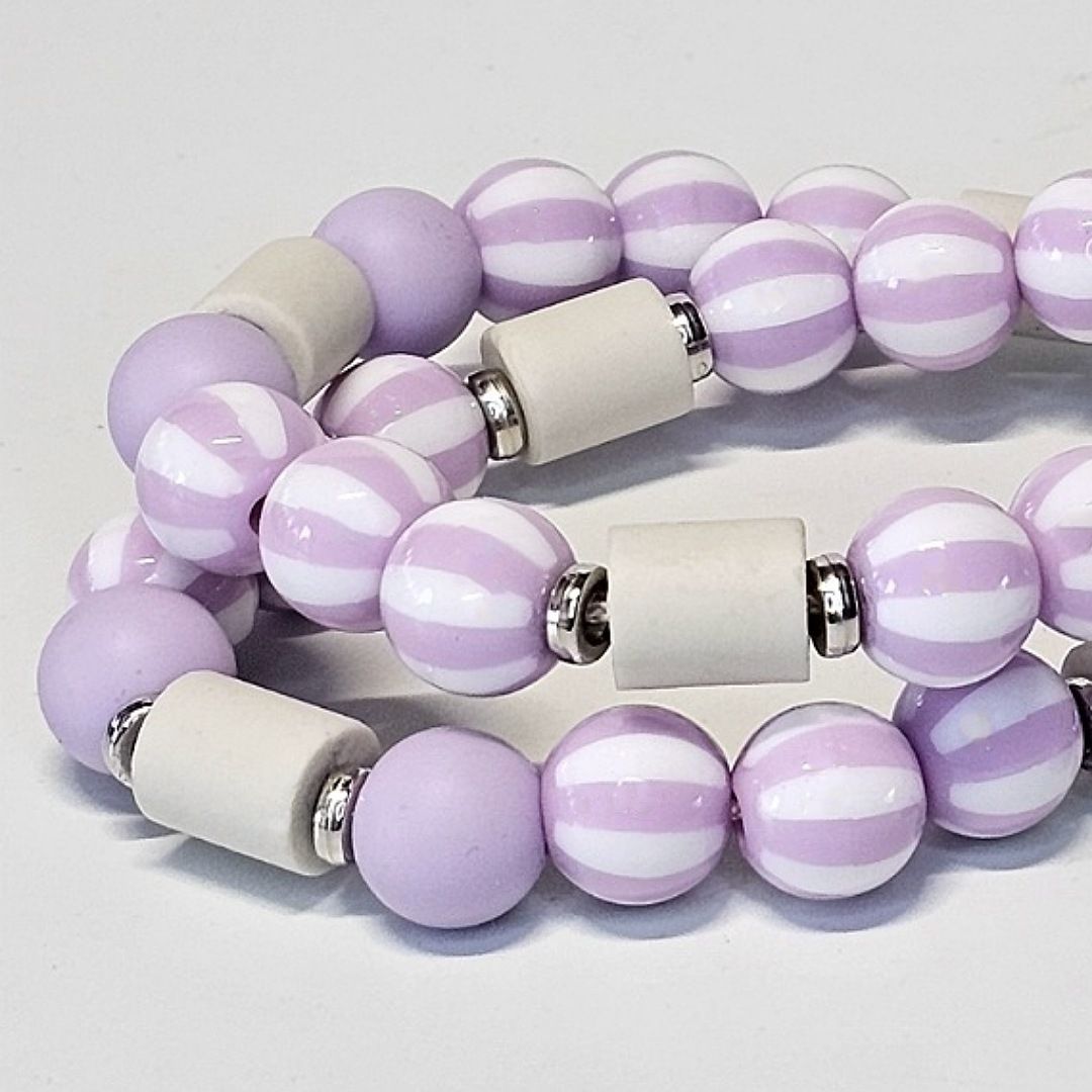 LivalaPip™ - Anti-tekenketting - Stripes Only Lilac