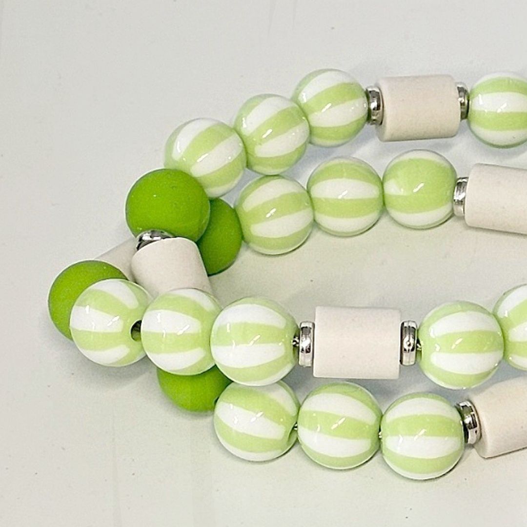 LivalaPip™ - Anti-tekenketting - Stripes Only LimeFresh