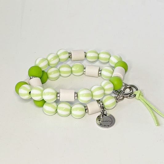 LivalaPip™ - Anti-tekenketting - Stripes Only LimeFresh