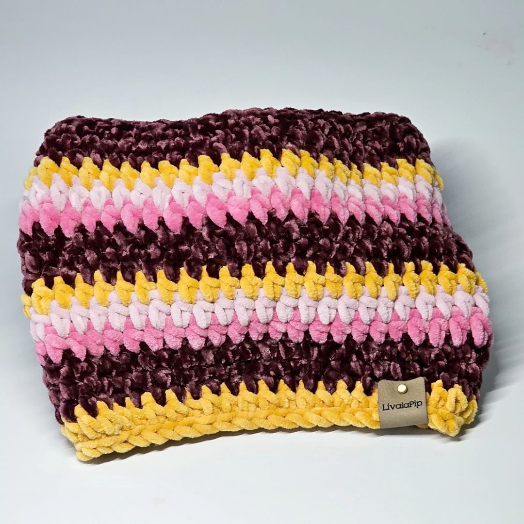 LivalaPip™ - Col sjaal Supersoft - Wildberry Glow