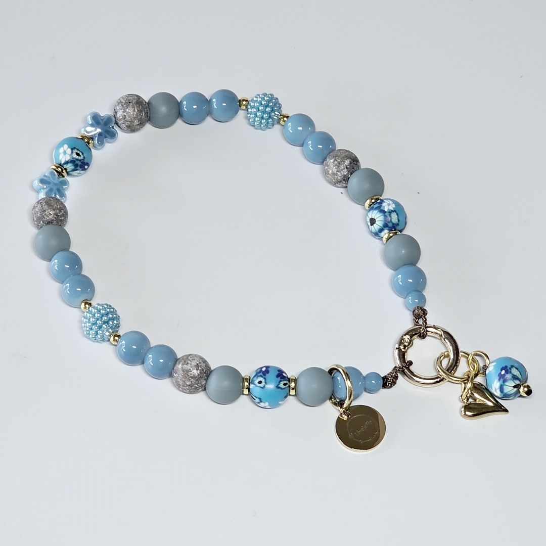 LivalaPip™ - Ketting - Petrol Waves