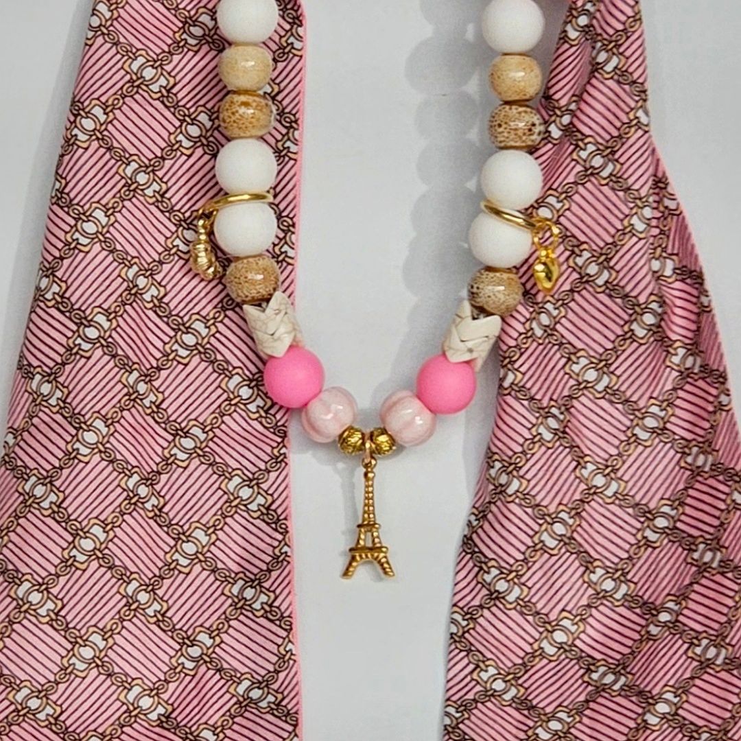 LivalaPip™ - Livalapip in Paris - ketting - Rosa Louvre