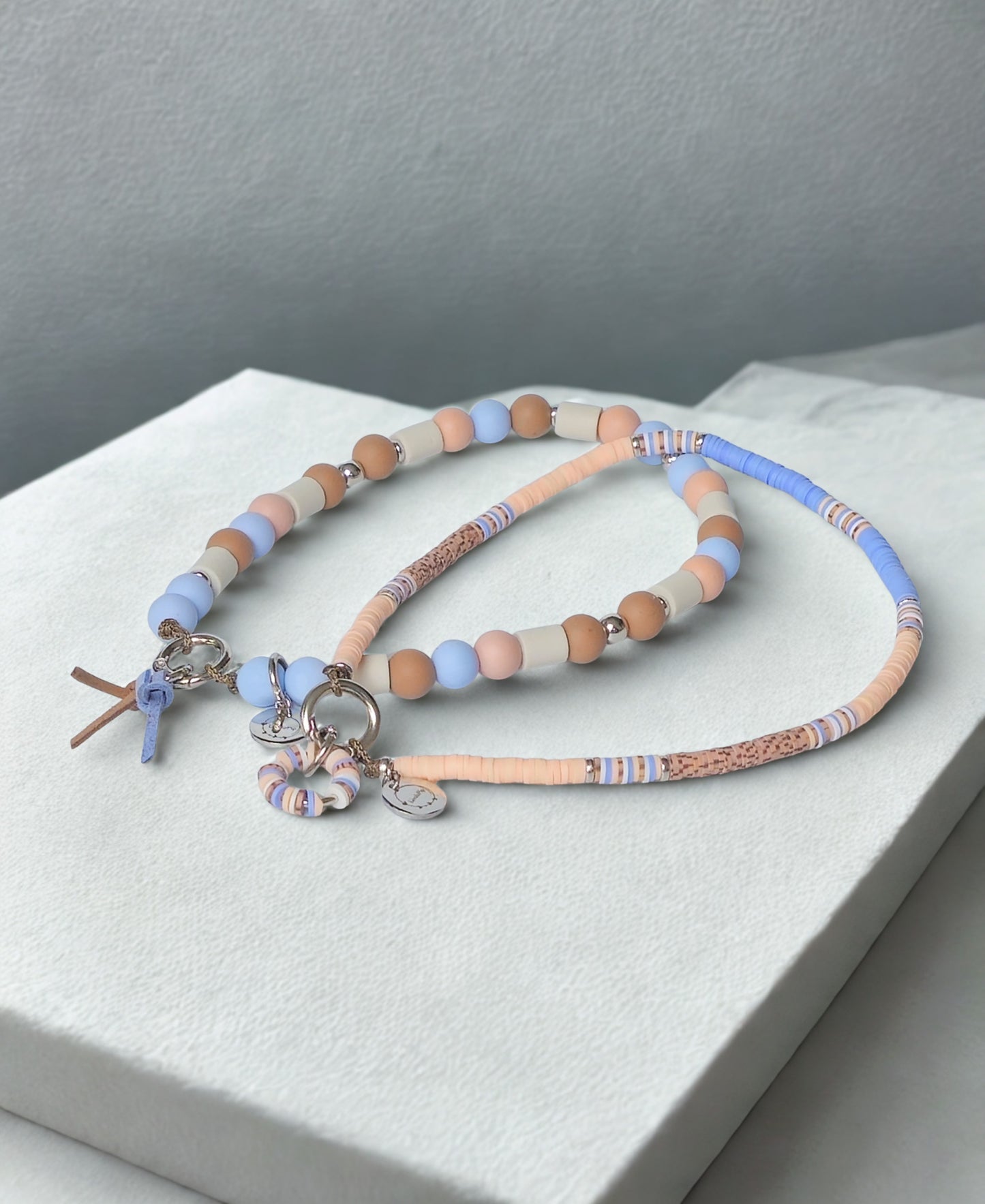 LivalaPip™ - Anti-tekenketting - Peach Blue
