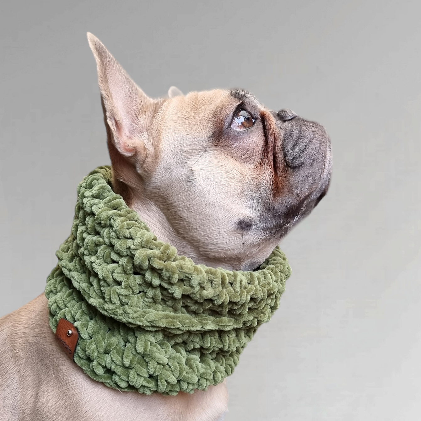 LivalaPip™ - Turtleneck scarf Supersoft - Green