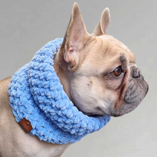 LivalaPip™ - Turtleneck scarf Supersoft - Ice blue