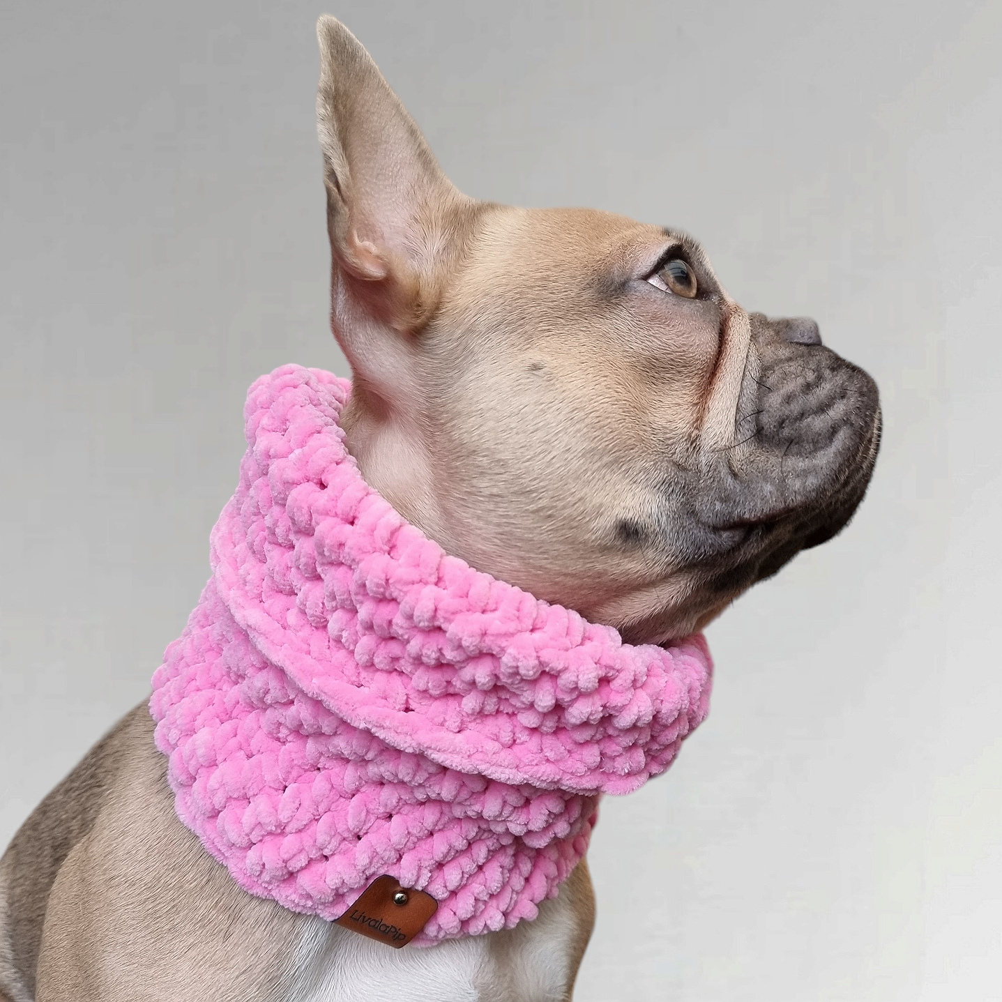 LivalaPip™ - Turtleneck scarf Supersoft - Pink