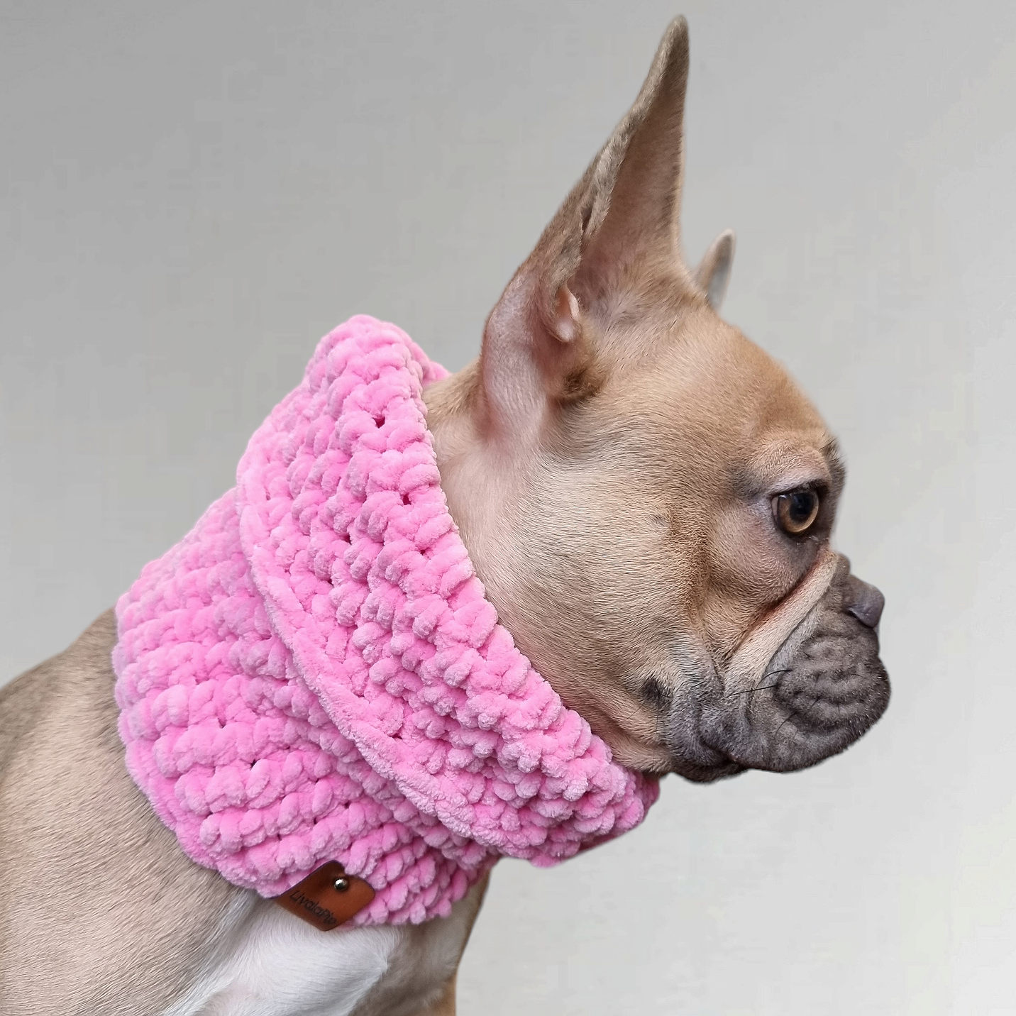 LivalaPip™ - Turtleneck scarf Supersoft - Pink