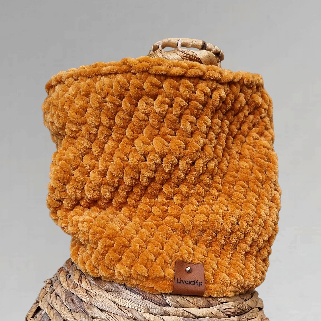 LivalaPip™ - Turtleneck scarf Supersoft - Honey