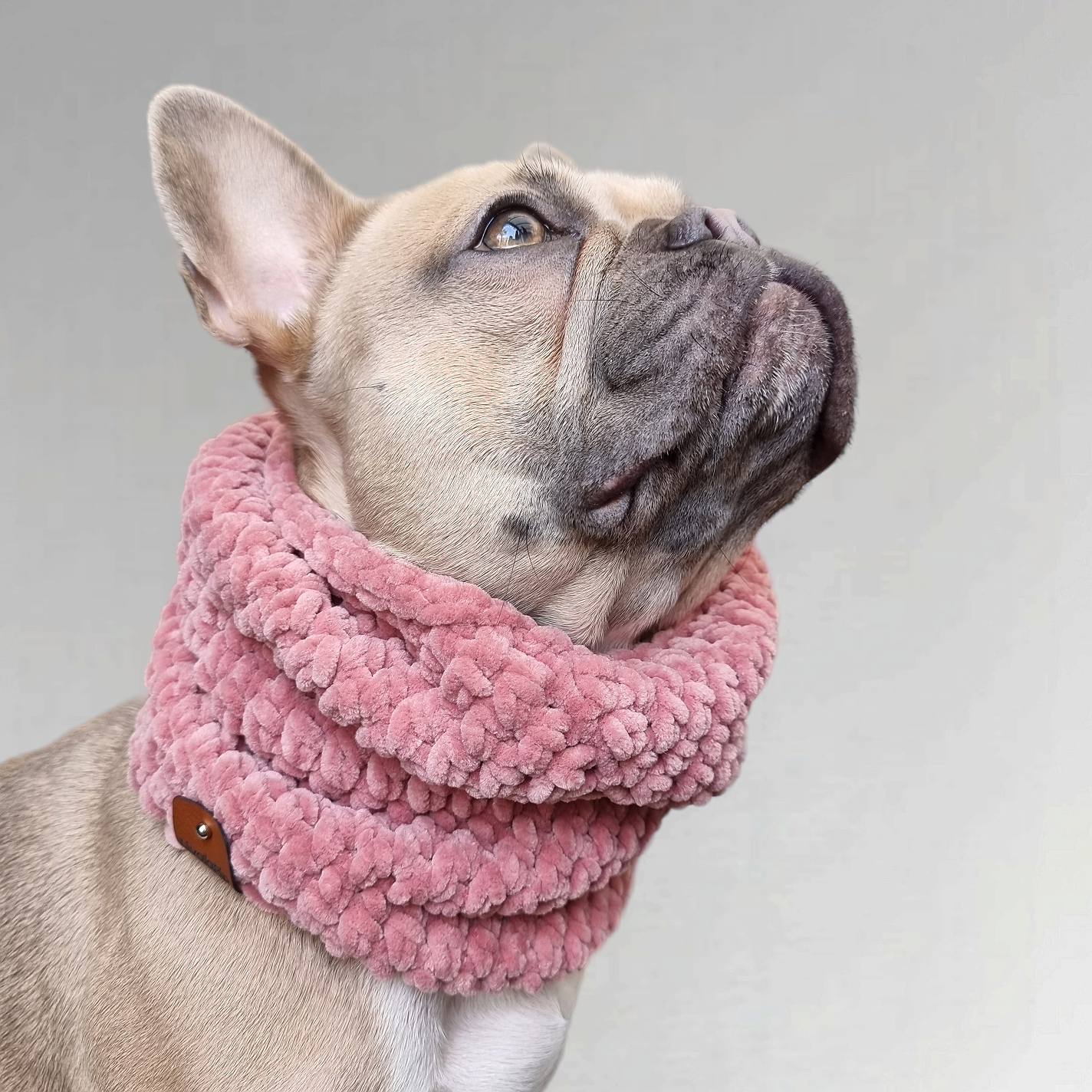LivalaPip™ - Turtleneck scarf Supersoft - Old pink