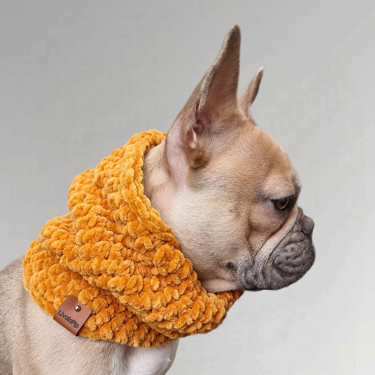 LivalaPip™ - Turtleneck scarf Supersoft - Honey