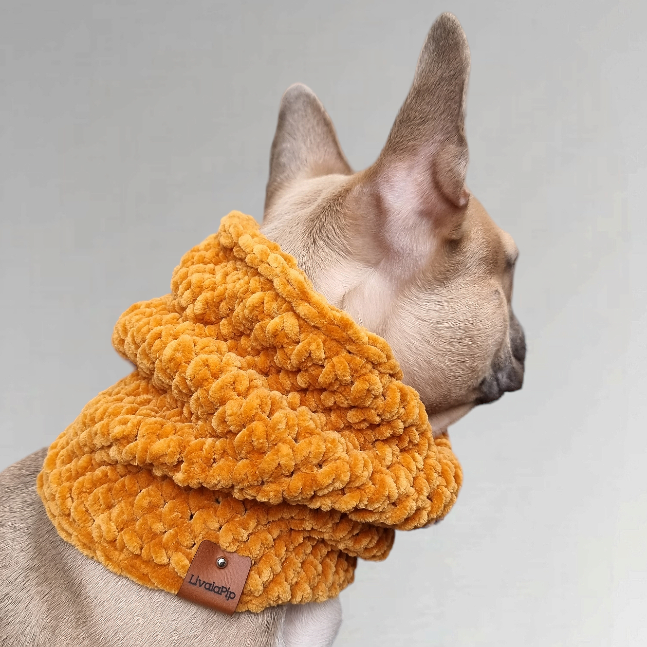 LivalaPip™ - Turtleneck scarf Supersoft - Honey