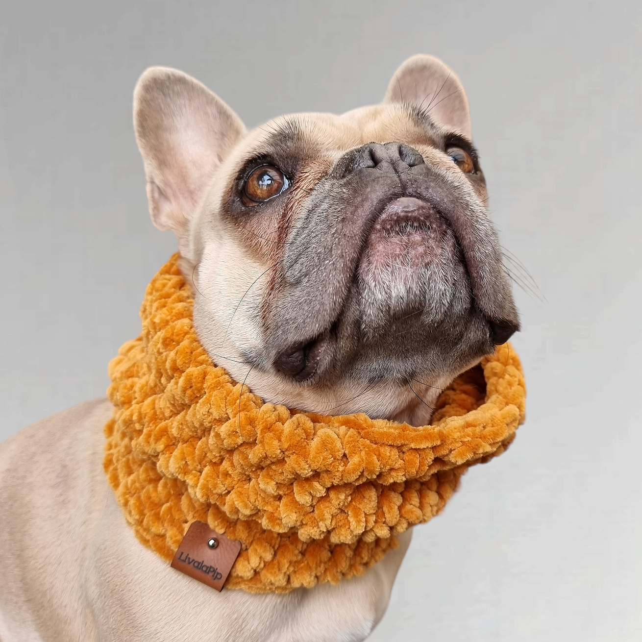 LivalaPip™ - Turtleneck scarf Supersoft - Honey