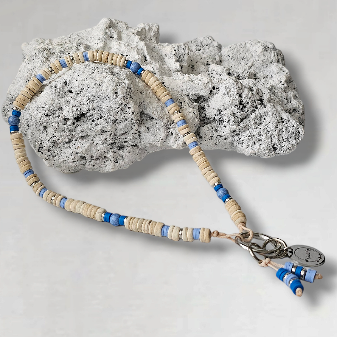 LivalaPip™ - Ketting - Coconut Denim Blue