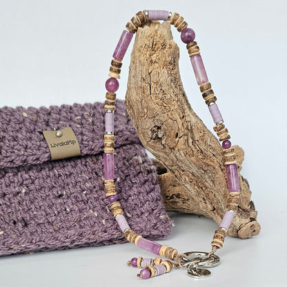 LivalaPip™ - Ketting - Mauve Mist