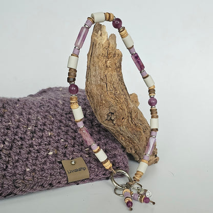 LivalaPip™ - Anti-tekenketting - Mauve Mist