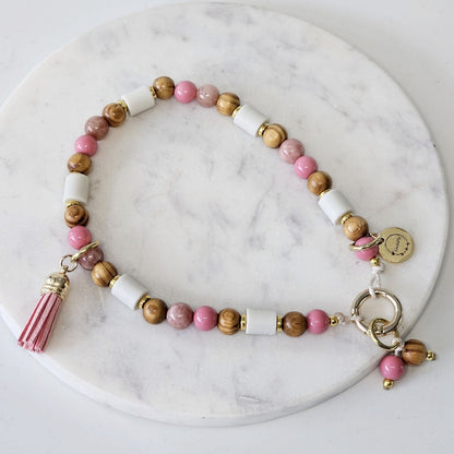 LivalaPip™ - Anti-tekenketting - Boho Blushwood