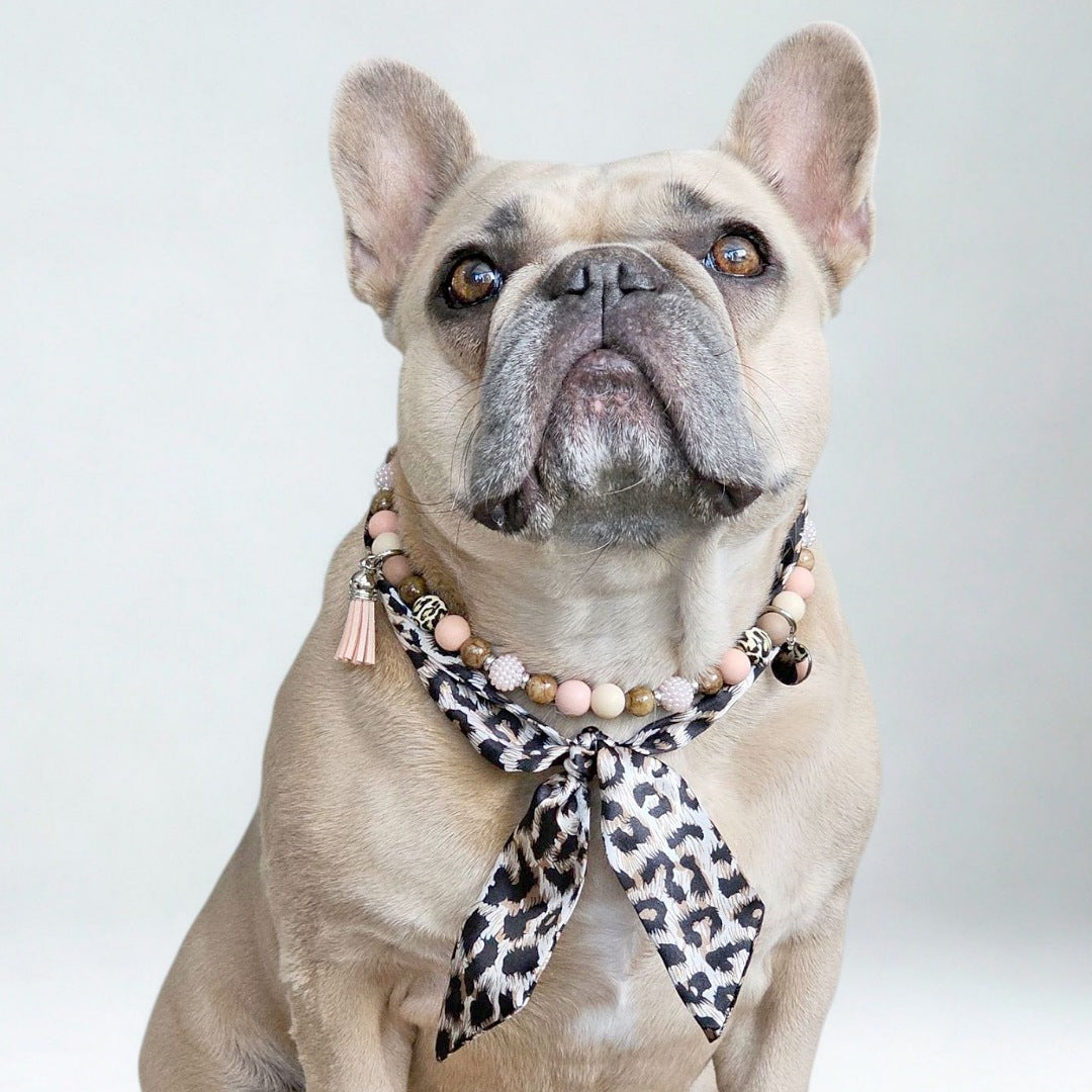 LivalaPip™ - Bandana Ketting - Leopard Whisper