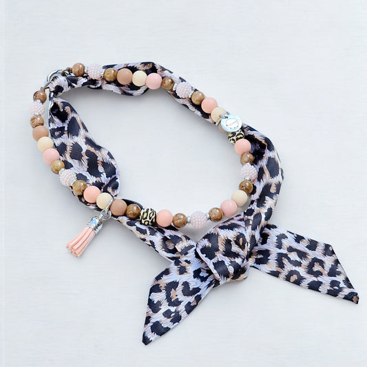 LivalaPip™ - Bandana Ketting - Leopard Whisper